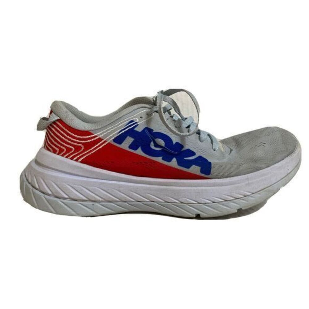 Hoka One One Profly‎ X Womens Sz 8 US Gray Red Athletic Sneaker Shoes F27219J
